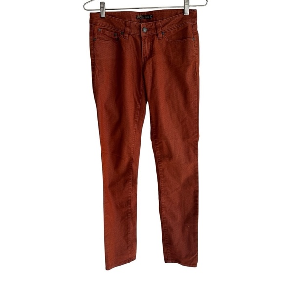 PrAna Kayla Jeans, Rust Orange, Size 2/26 - Picture 1 of 6